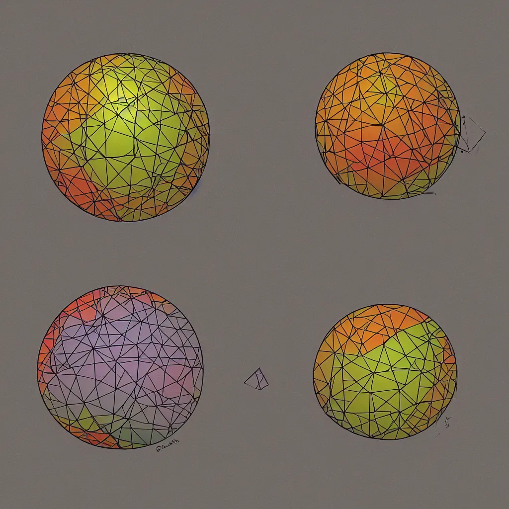 Image similar to geometry ball by adam szentpetery