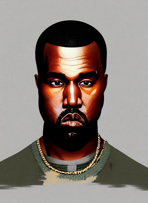 Image similar to highly detailed portrait kanye west in gta v stephen bliss unreal engine fantasy art by greg rutkowski loish rhads ferdinand knab makoto shinkai lois van baarle ilya kuvshinov rossdraws tom bagshaw global illumination radiant light detailed intricate environment