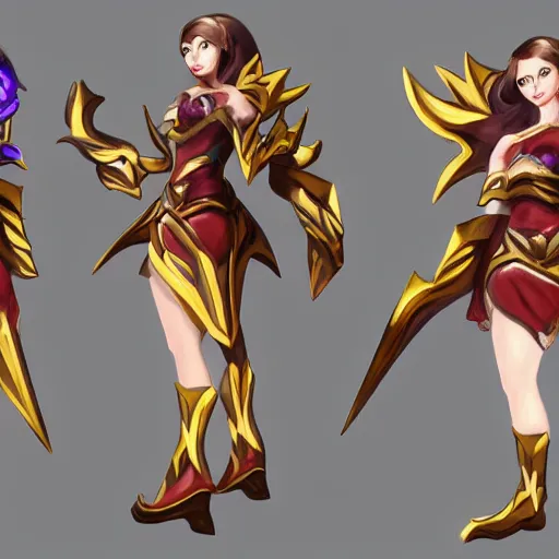 Image similar to concept art of a new league of legends champion, volumetric lightening, new