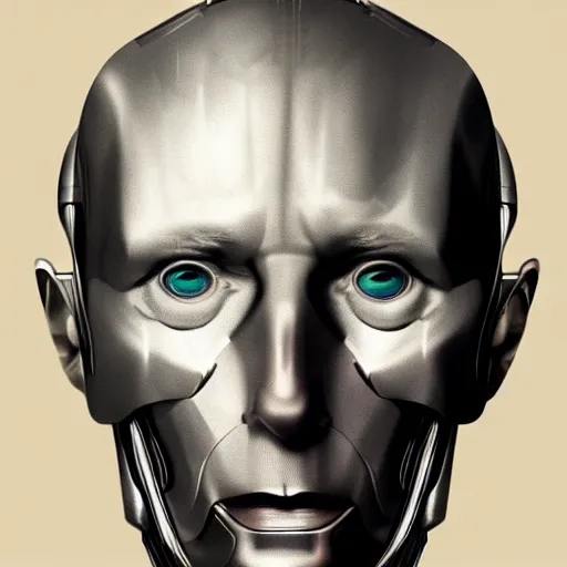 Prompt: ultron concept art, collages, hyper realistic, many variations portrait of very old thom yorke, face variations, statue of ultron by jama jurabaev, very long shot, cybernetic, high quality, brush stroke, for aaa game