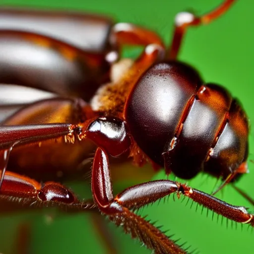 Prompt: camponotus vicinus close up t