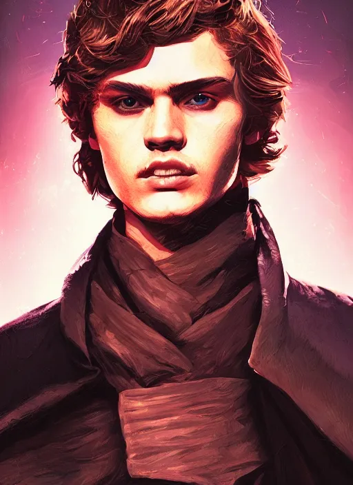 Image similar to a portrait of anakin skywalker with darkside corruption, cyberpunk, grim - lighting, high - contrast, intricate, elegant, highly detailed, digital painting, artstation, concept art, smooth, sharp focus, illustration