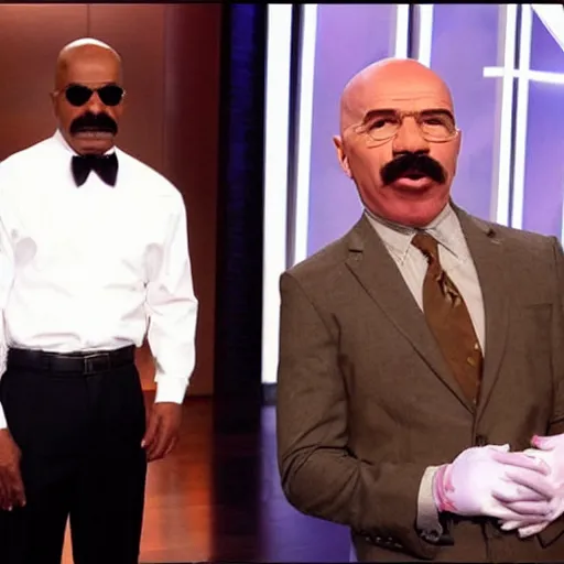 Image similar to walter white as steve harvey