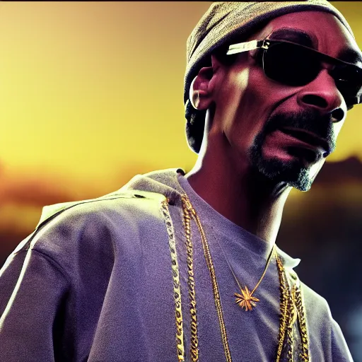 Image similar to snoop dogg made of marijuana bud, weta 8 k hyper realistic detailed cinematic still, volumetric lighting surreal photorealism