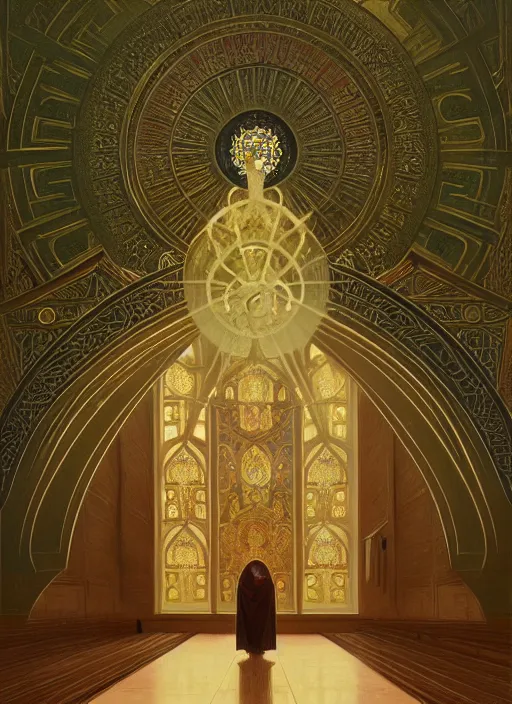 Image similar to grigori raspoutine praying in the mosque, intricate, elegant, highly detailed, my rendition, digital painting, artstation, concept art, smooth, sharp focus, illustration, art by artgerm and greg rutkowski and alphonse mucha and uang guangjian and gil elvgren and sachin teng,