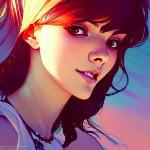 Image similar to a beautiful victoria justice, art by ilya kuvshinov and lois van baarle and alphonse mucha and ross tran and range murata and artgerm, digital art, highly detailed, intricate, sharp focus, trending on artstation hq, deviantart, pinterest, unreal engine 5, 4 k uhd image