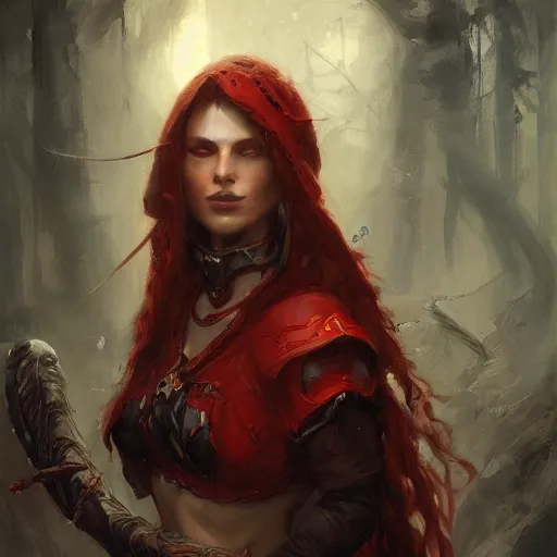 Image similar to a beautiful painting of a nord woman, by raymond swanland, featured on artstattion