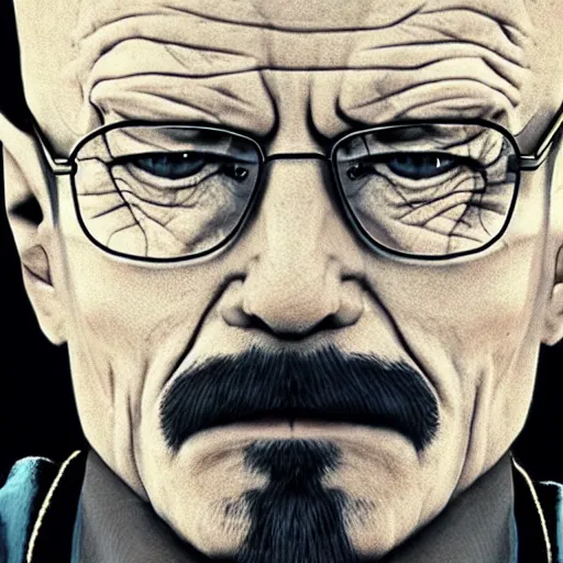 Prompt: walter white in a fighting video game