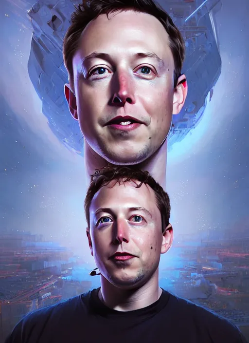 Prompt: Highly detailed portrait of Elon musk mixed with Mark zuckerberg and Tom Hiddleston, Stephen Bliss, unreal engine, fantasy art by Greg Rutkowski, Loish, Rhads, ferdinand knab, Makoto Shinkai and Lois van baarle, ilya kuvshinov, rossdraws, Tom Bagshaw, alphonse mucha, global illumination, radiant light, detailed and intricate environment