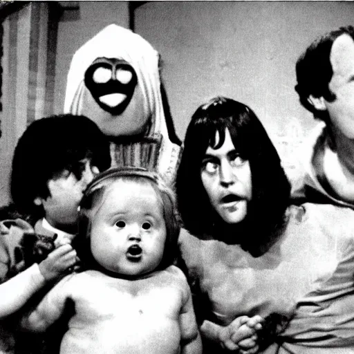 Image similar to The Giant Baby skit by Monty Python