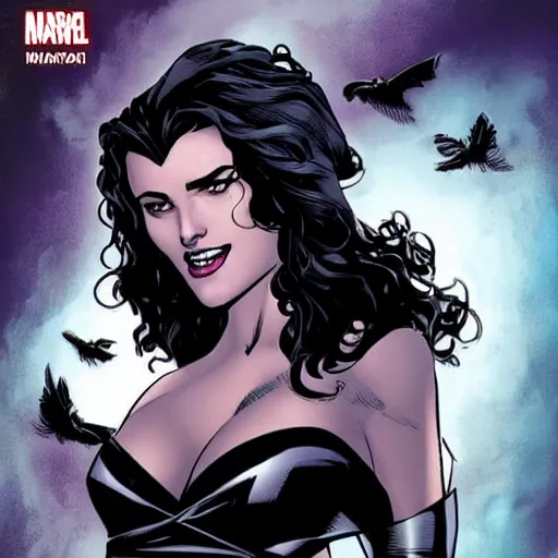 Image similar to yennefer in marvel comics