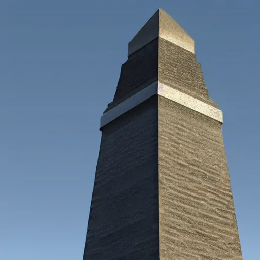 Image similar to 3d scan of the Washington monument