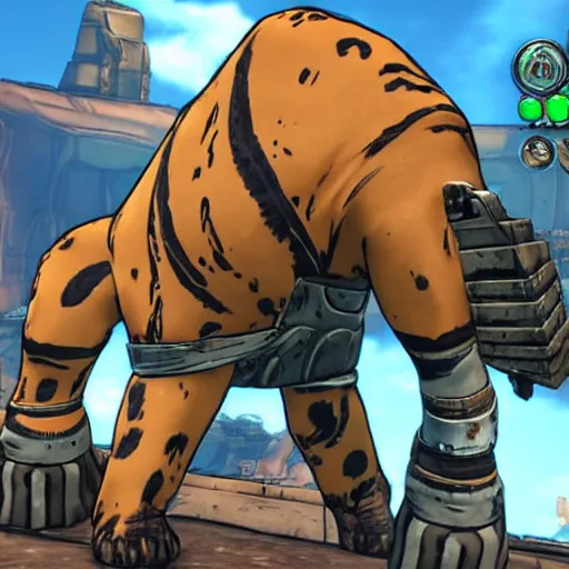 Image similar to Giant Cat in borderlands 2