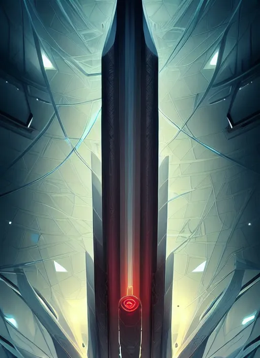 Prompt: symmetry!! tower of god, product render retro - futuristic poster scifi, intricate, elegant, highly detailed, digital painting, artstation, concept art, smooth, sharp focus, illustration, dreamlike, art by artgerm