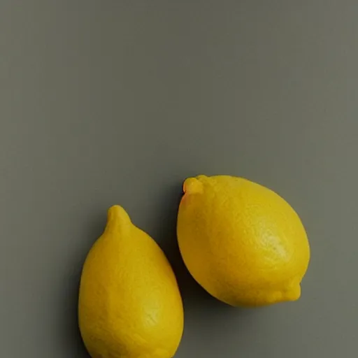 Image similar to a lemon in shape of a human with legs of lemons and round body, very realistic, high quality, volumetric light