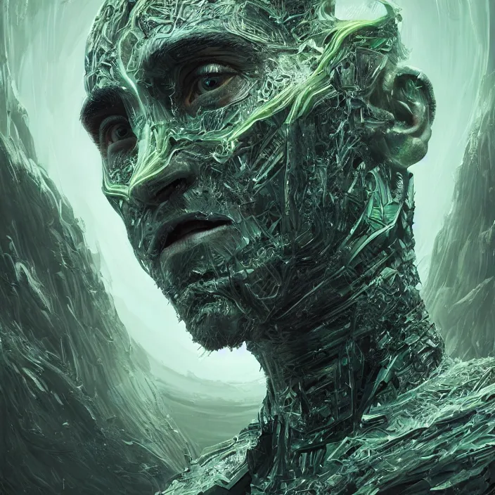 Image similar to portrait of Jake Gyllenhaal as Ilidan Stormrage. intricate abstract. intricate artwork. nightmare fuel. by Tooth Wu, wlop, beeple, dan mumford. octane render, trending on artstation, greg rutkowski very coherent symmetrical artwork. cinematic, hyper realism, high detail, octane render, 8k, iridescent accents