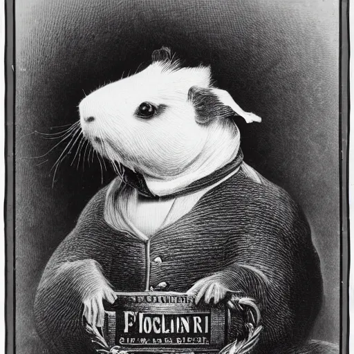 Image similar to a victorian guinea pig