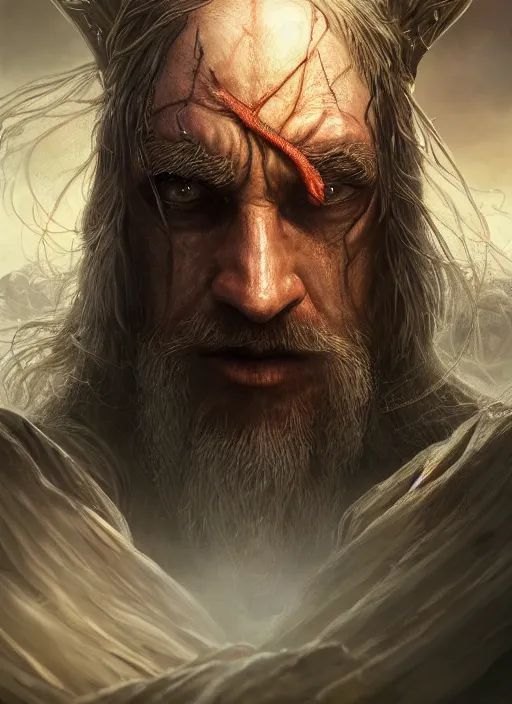 Prompt: one - eyed peasant, ultra detailed fantasy, elden ring, realistic, dnd character portrait, full body, dnd, rpg, lotr game design fanart by concept art, behance hd, artstation, deviantart, global illumination radiating a glowing aura global illumination ray tracing hdr render in unreal engine 5