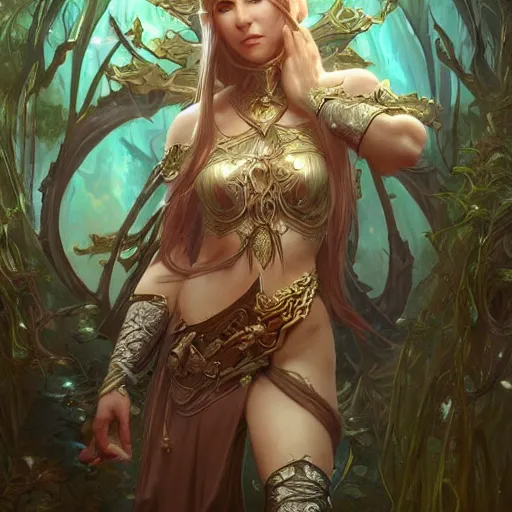 Prompt: world of warcraft elven druid, fantasy, intricate, elegant, highly detailed, digital painting, artstation, concept art, wallpaper, smooth, sharp focus, illustration, art by artgerm and greg rutkowski and alphonse mucha