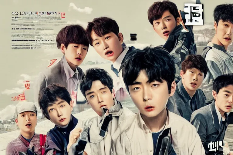 Image similar to korean film still from korean adaptation of The Boys (2019)