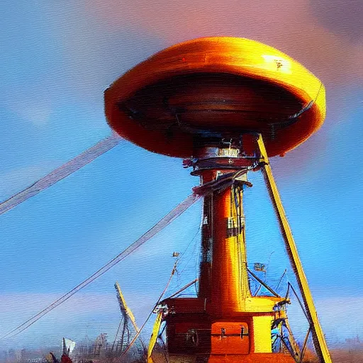 Prompt: National antenna, oil painting, ultradetailed, artstation