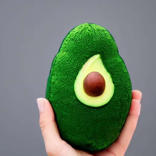 Prompt: ! dream a photo of a cute avocado plushie, real trending on instagram image