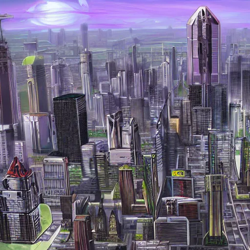 Image similar to new roc city in the year 2 0 0 6, photorealistic