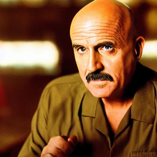 Prompt: doctor phil as captain benjamin in apocalypse now, 8k resolution, full HD, cinematic lighting, award winning, anatomically correct