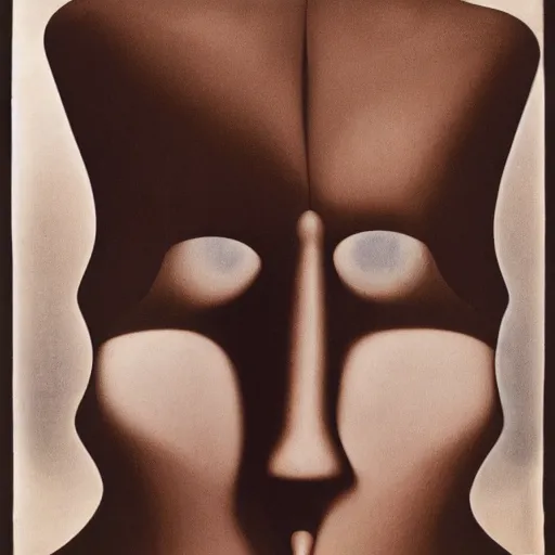 Image similar to The ‘Naive Oculus’ by Man Ray, most famous artwork of early 20th century, auction catalogue photo, private collection, colourised