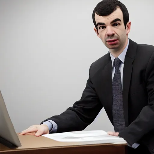 Prompt: Nathan Fielder working for the CIA