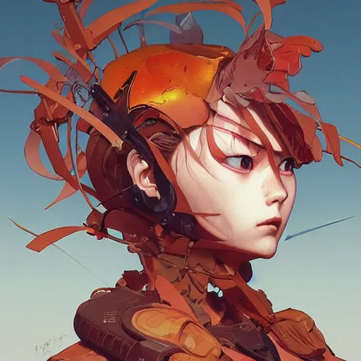 Image similar to prompt : fighter portrait soft light painted by james jean and katsuhiro otomo and erik jones, inspired by evangeleon anime, smooth face feature, intricate oil painting, high detail illustration, sharp high detail, manga and anime 1 9 9 0