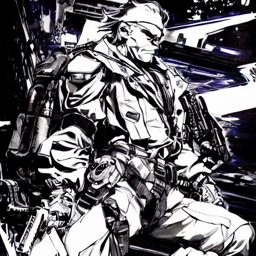 Prompt: Jerma985, drawn by Yoji Shinkawa, very detailed,