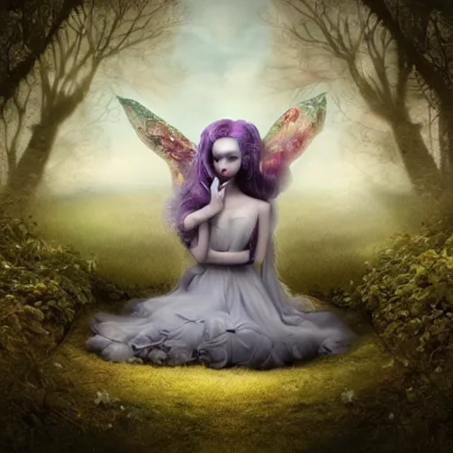 Prompt: lullaby scenery by Natalie Shau, masterpiece