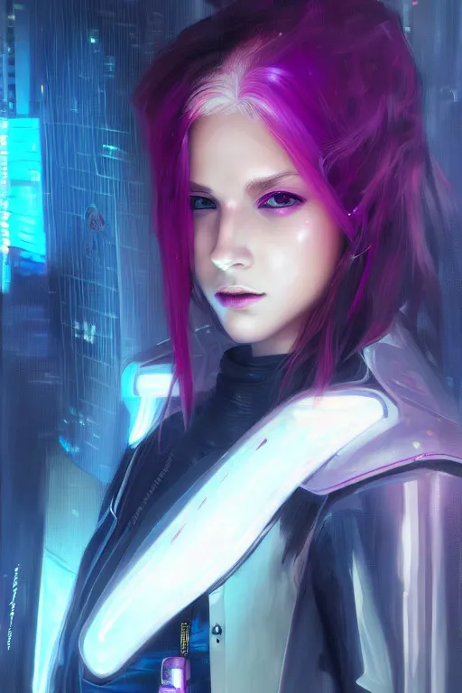 Image similar to portrait futuristic stylish cyberpunk young female pirate, in futuristic stormy electric flashing tokyo rooftop cyberpunk night, ssci-fi, fantasy, intricate, very very beautiful, elegant, neon light, highly detailed, digital painting, artstation, concept art, soft light, hdri, smooth, sharp focus, illustration, art by tian zi and craig mullins and WLOP and alphonse mucha