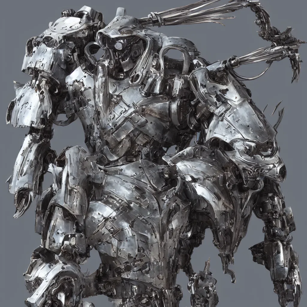 Prompt: medieval tsutomu nihei mecha helmet, unreal engine, 8 k, ultra realistic, ultra detail