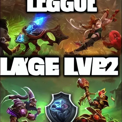 Image similar to league of legends vs dota 2