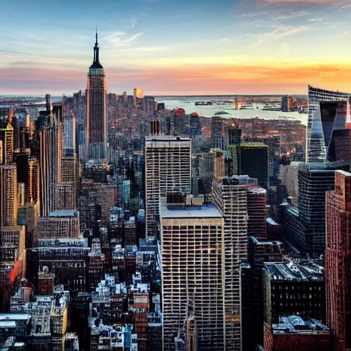 Prompt: New York city skyline