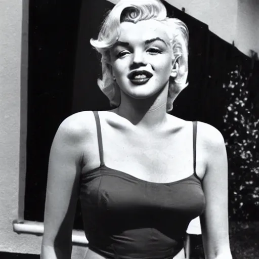 Image similar to a photo of young marilyn monroe