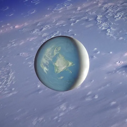 Image similar to Flat earth, photo by Webb Telescope
