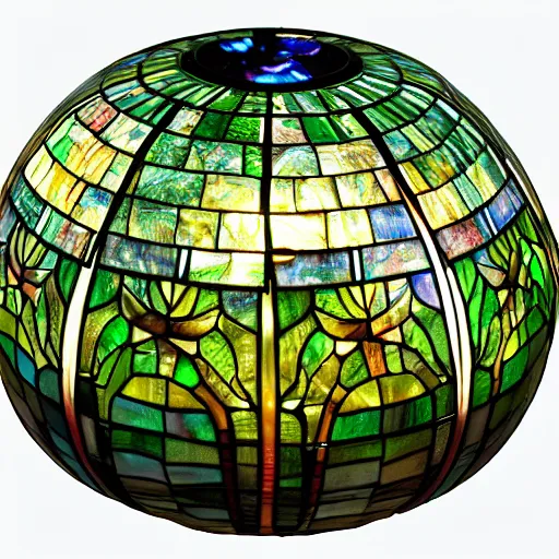 Image similar to moon lamp by louis comfort tiffany