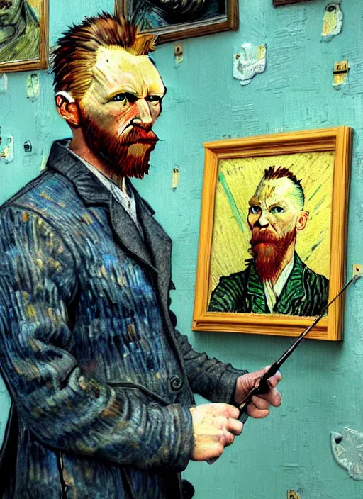 Prompt: hyper realistic capetown painted vincent van gogh by chiara bautista and norman rockwell and greg rutkowski weta studio, and lucasfilm