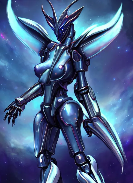 Prompt: cinematic goddess shot, cosmic sized perfectly proportioned stunning beautiful anthropomorphic robot mecha female dragon, nebula background, larger than galaxies, holding milky way in sharp claws, sleek silver armor, epic proportions, epic size, epic scale, ultra detailed digital art, furry art, macro art, dragon art, giantess art, warframe fanart, furaffinity, deviantart