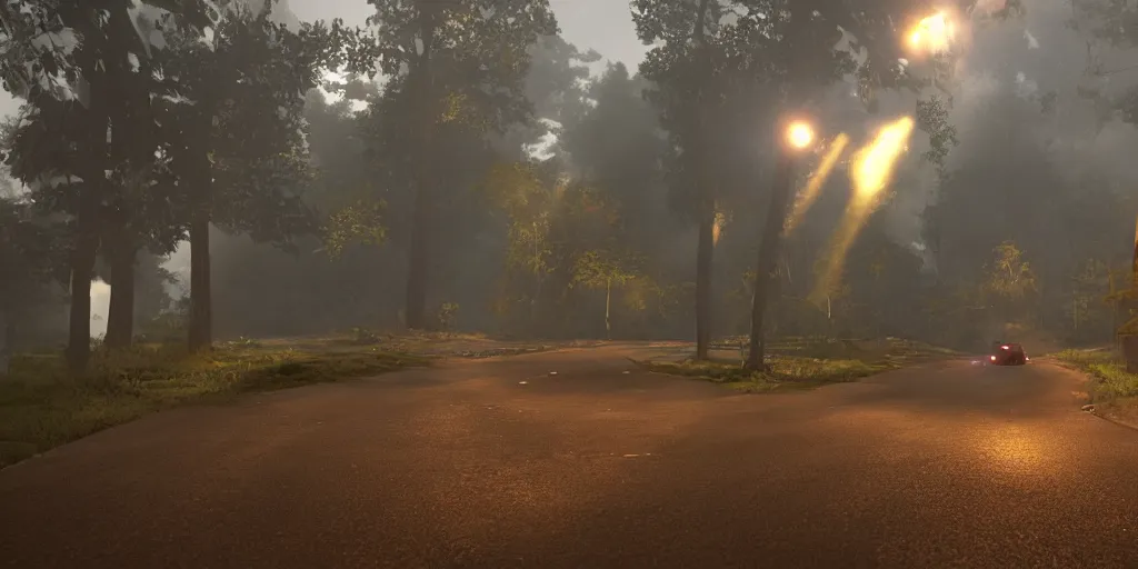 Prompt: there's still time to change the road you're on,, cinematic, volumetric lighting,