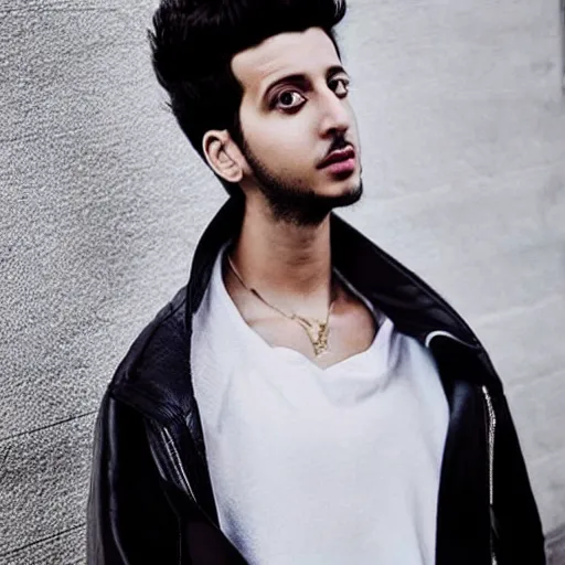 Image similar to “a realistic detailed photo of a guy who is an attractive humanoid who is half robot and half humanoid, who is a male android, singer Sebastian Yatra, shiny skin, posing like a statue, blank stare”