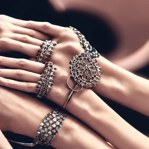 Image similar to hands with jewelry