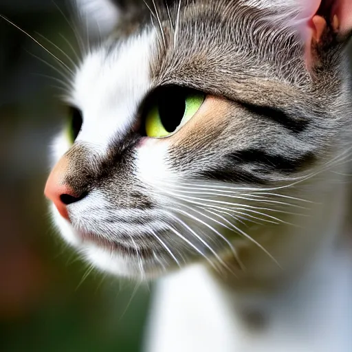 Prompt: photo of a cat with the head of a preying mantis