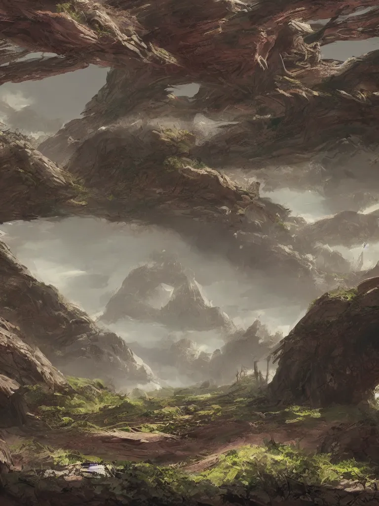 Image similar to ancestral plains by disney concept artists, blunt borders, rule of thirds