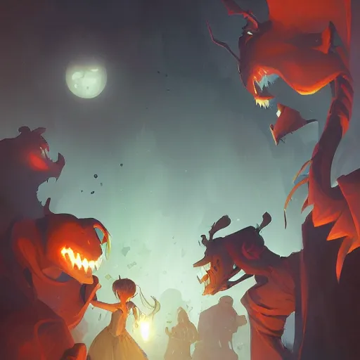 Image similar to hero world scary stories to tell in the dark, behance hd by jesper ejsing, by rhads, makoto shinkai and lois van baarle, ilya kuvshinov, rossdraws global illumination