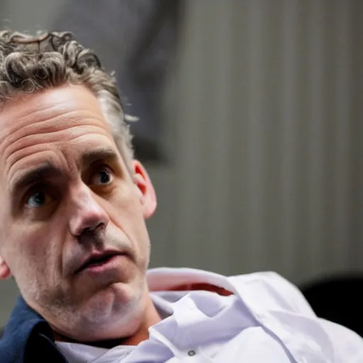 Prompt: jordan peterson in a coma