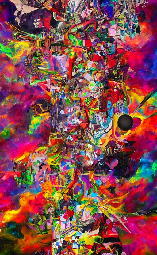 Image similar to image of random arts, weird, chaos, art, slightly abstract